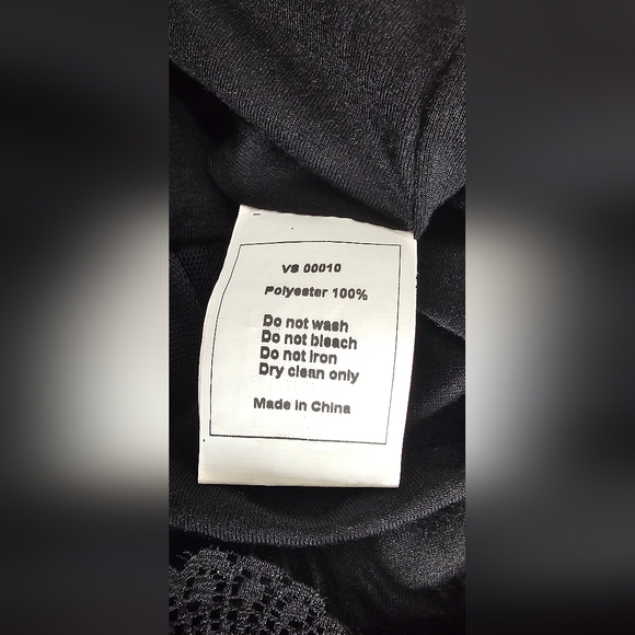 Holy.G Inc.TOV​ Gothic Steampunk Black Lace Camisole TankTop Beaded Embellished - Picture 9 of 12